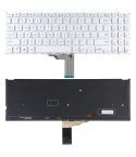 For Asus Vivobook X512 X512D X512DA X512F X512FA X512U US Version Keyboard with Backlight (Silver)