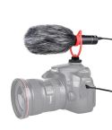 YELANGU MIC015 Professional Interview Condenser Video Shotgun Microphone with 3.5mm Audio Cable for DSLR & DV Camcorder (Black)