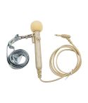 MK-7 3.5mm Elbow Head Handheld Loudspeaker Neck-mounted Microphone with Lanyard, Length: 1m (Flesh Color)