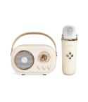 C20 Plus Multifunctional Karaoke Bluetooth Speaker With Microphone (Beige)
