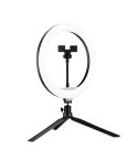 10 inch Adjustable Live Broadcast LED Fill Light Tripod with Phone Clamp