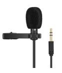 Yanmai R955 Clip-on Lapel Mic Lavalier Omni-directional Double Condenser Microphone, For Live Broadcast, Show, KTV, etc
