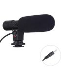 MIC-02 30-18000Hz Rate Sound Clear Stereo Microphone for Smartphone, Cable Length: 28cm