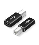 Type-C Female to MIDI Male Universal Adapter for Electronic Musical Instruments(Black)