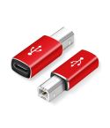 Type-C Female to MIDI Male Universal Adapter for Electronic Musical Instruments(Red)