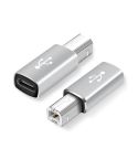 Type-C Female to MIDI Male Universal Adapter for Electronic Musical Instruments(Silver)
