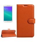 For OPPO  R9s Plus Litchi Texture Horizontal Flip Leather Case with Magnetic Buckle & Holder & Card Slots & Wallet(Brown)