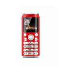 Satrend K8 Mini Mobile Phone, 1.0 inch, Hands Free Bluetooth Dialer Headphone, MP3 Music, Dual SIM, Network: 2G(Red)