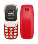 GTStar BM10 Mini Mobile Phone, Hands Free Bluetooth Dialer Headphone, MP3 Music, Dual SIM, Network: 2G(Red)
