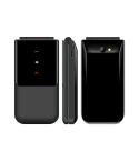 UNIWA F2720 Flip Phone, 1.77 inch, SC6531E, Support Bluetooth, FM, GSM, Dual SIM(Black)