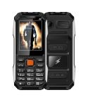 A6 Triple Proofing Elder Phone, Waterproof Shockproof Dustproof, 6800mAh Battery, 2.4 inch, 21 Keys, Bluetooth, LED Flashlight, FM, SOS, Dual SIM, Network: 2G(Black)