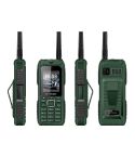 S555 Triple Proofing Elder Phone, Waterproof Shockproof Dustproof, 2400mAh Battery, 2.2. inch, 21 Keys, LED Flashlight, FM, Quad SIM, with Antenna(Green)