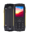 Rugtel R1D Rugged Phone, IP68 Waterproof Dustproof Shockproof, 2.4 inch, MTK6261D, 2000mAh Battery, Loud Box Speaker, FM, Network: 2G, Dual SIM(Yellow)