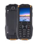 Rugtel R2C Rugged Phone, IP68 Waterproof Dustproof Shockproof, 2.4 inch, MTK6261D, 2500mAh Battery, SOS, FM, Dual SIM (Orange)