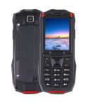 Rugtel R2C Rugged Phone, IP68 Waterproof Dustproof Shockproof, 2.4 inch, MTK6261D, 2500mAh Battery, SOS, FM, Dual SIM(Red)