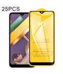 For LG K22 25 PCS 9D Full Glue Full Screen Tempered Glass Film