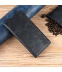 Retro Magnetic Clasp Horizontal Flip Leather Case for Nokia X71 (8.1 Plus), with Holder & Card Slots & Wallet (Black)