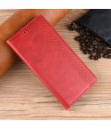 Retro Magnetic Clasp Horizontal Flip Leather Case for Nokia X71 (8.1 Plus), with Holder & Card Slots & Wallet (Red)