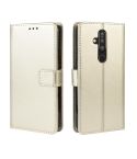 Crazy Horse Texture Horizontal Flip Leather Case for Nokia X71 (8.1 Plus), with Holder & Card Slots & Wallet (Gold)
