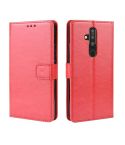 Crazy Horse Texture Horizontal Flip Leather Case for Nokia X71 (8.1 Plus), with Holder & Card Slots & Wallet (Red)