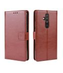Crazy Horse Texture Horizontal Flip Leather Case for Nokia X71 (8.1 Plus), with Holder & Card Slots & Wallet (Brown)