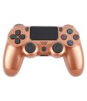 Wireless Bluetooth Snowflake Button Game Controller for Sony PS4 (Bronze)