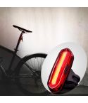 AQY-096 IPX4 Detachable USB Rechargeable Single Color LED Bike Taillight (White)