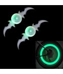 2 PCS Bicycle Wheels Willow Spoke Lights Decoration Colorful LED Night Riding Light (Green Light)
