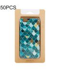 50 PCS High Quality Cellphone Case Kraft Paper Package Box for iPhone (4.7 inch)Available Size: 148mm x 78mm x 7mm(Gold)