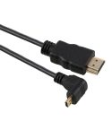30cm 4K HDMI Male to Micro HDMI Positive Angled Male Gold-plated Connector Adapter Cable