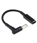 6.0 x 1.4mm Elbow to USB-C / Type-C Adapter Nylon Braid Cable