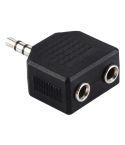 3.5mm Male to Dual 3.5mm Female Splitter Adapter