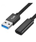 USB 3.0 Male to USB-C / Type-C Female Extension Cable
