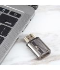 8K 60Hz HDMI Male to HDMI Female Magnetic Adapter (Gun Metal)