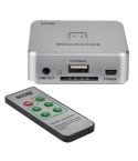 EZCAP241 Audio Capture Recorder Adapter Card, 3.5mm RCA R/L Analog Audio to MP3 Music Digitizer Converter(Silver)