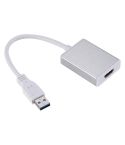 External Graphics Card Converter Cable USB3.0 to HDMI(Silver)