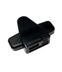 7 in 1 Card Reader USB + Type-C + 8 Pin + TF Card + SD Card + Earphone Adapter (Black)