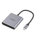 Onten 9175K 4 in 1 USB-C / Type-C to Dual HDMI + USB 3.0 + PD3.0 USB-C / Type-C Charging Port 4K HD Video Converter