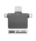 NK-939C 3 in 1 USB to USB-C / Type-C + 8PIN Multifunctional Docking Station (Grey)