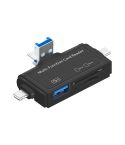 7 In 1 USB 3.0 Card Reader (Black)