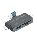7 In 1 USB 3.0 Card Reader (Dark Gray)