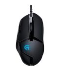Logitech G402 USB Interface 8-keys 4000DPI Five-speed Adjustable High-speed Tracking Wired Optical Gaming Mouse, Length: 2m (Black)