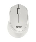 Logitech M330 Wireless Optical Mute Mouse with Micro USB Receiver (White)