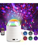 USB Bluetooth Starry Sky Stage Light with Remote Control (White)