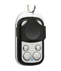 433MHz Metal Wireless Learning Code 4 Keys Remote Control (Black + Silver)