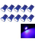 10 PCS T10 8 LED Car Signal Light Bulb(Blue)