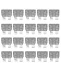 100 PCS Auto Mini Blade Fuse (25A) , DC 12V(Transparent)