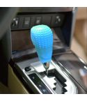 Universal Elasticity Nonslip Soft Silicone Car Gear Shift Knob Cover(Blue)