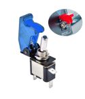 Flip Cover Nitrous Arming Switch with Blue LED Indicator (Vehicle DIY), Blue(Blue)