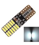 2 PCS T10 4.8W 720LM White Light 24 SMD 4014 LED Error-Free Canbus Car Clearance Lights Lamp, DC 12V